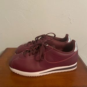 Maroon Nike Cortez